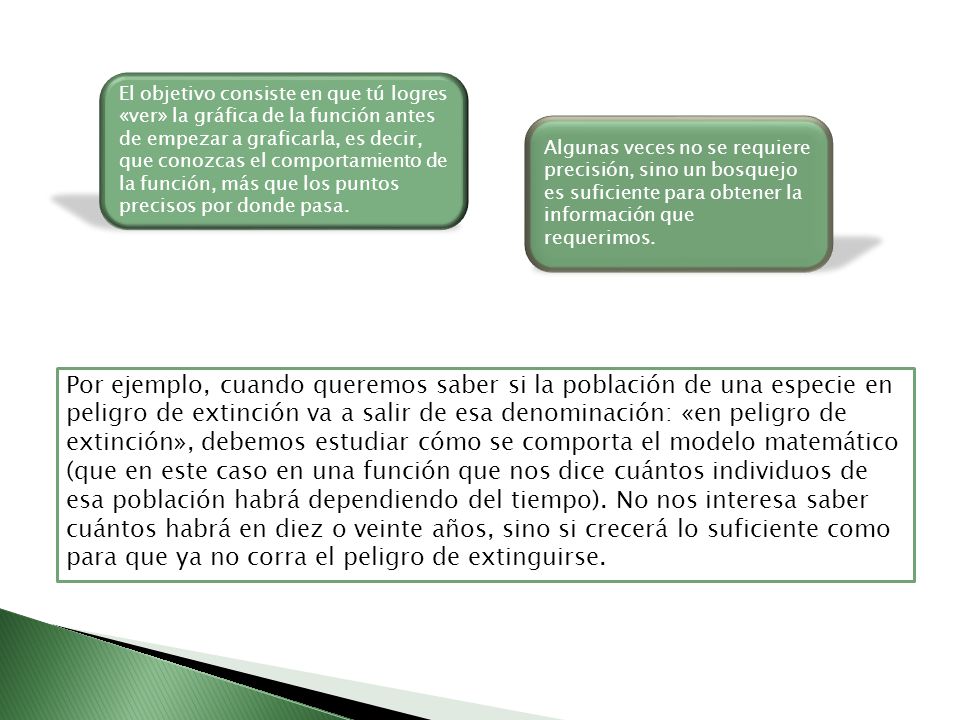 para que ya no corra el peligro de extinguirse.