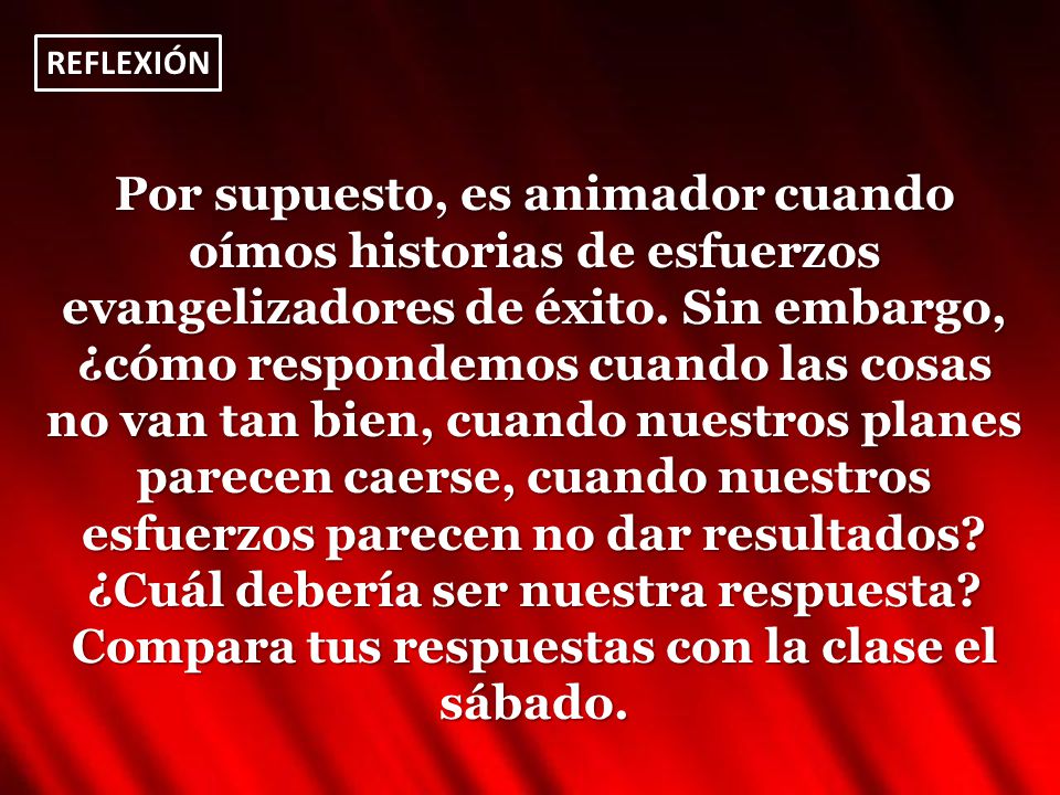 REFLEXIÓN