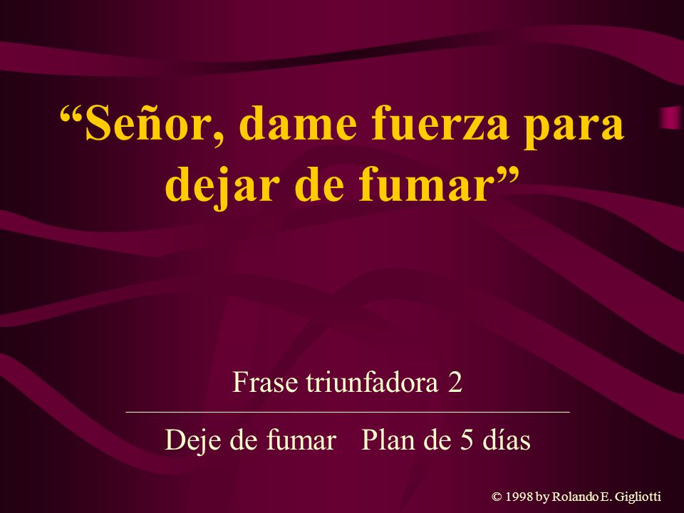 Senor Dame Fuerza Para Dejar De Fumar Ppt Descargar