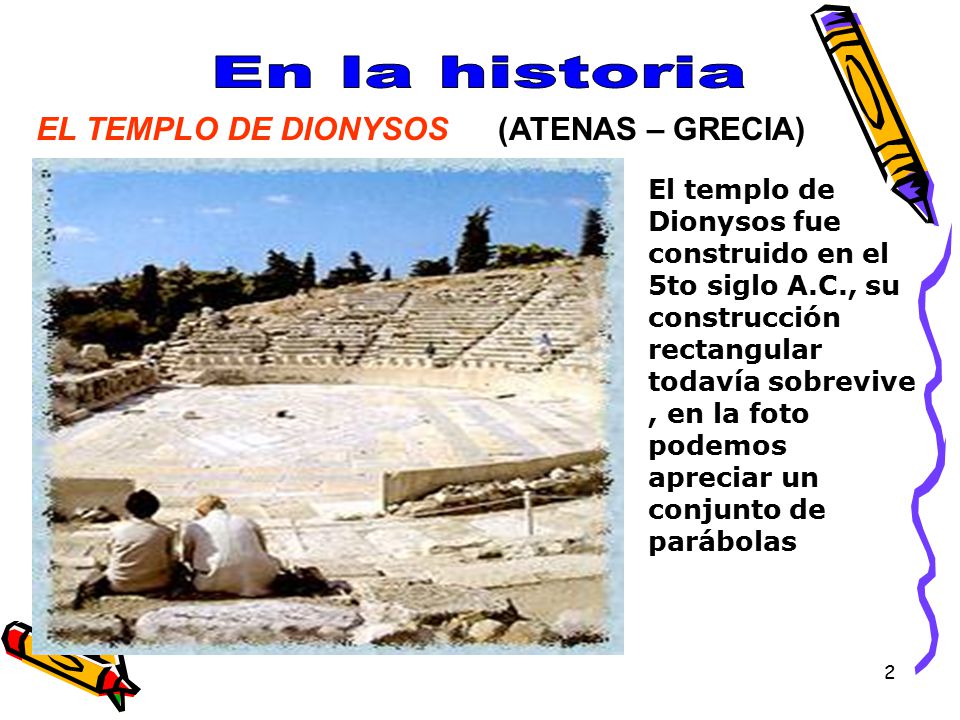 En la historia EL TEMPLO DE DIONYSOS (ATENAS – GRECIA)
