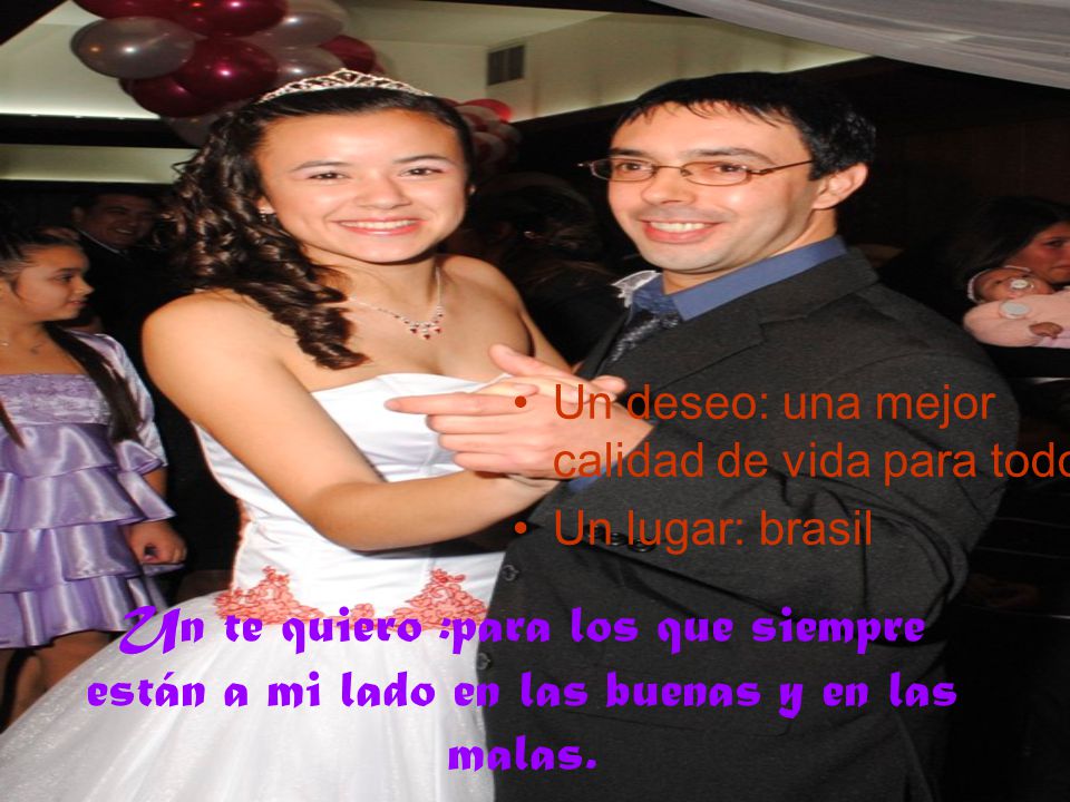 Un deseo: una mejor calidad de vida para todos