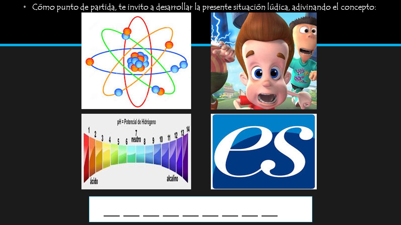 Cómo punto de partida, te invito a desarrollar la presente situación lúdica, adivinando el concepto:
