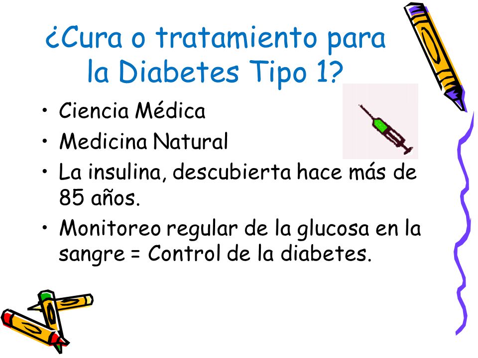 ¿Cura o tratamiento para la Diabetes Tipo 1