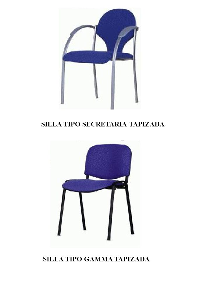 SILLA TIPO SECRETARIA TAPIZADA SILLA TIPO GAMMA TAPIZADA