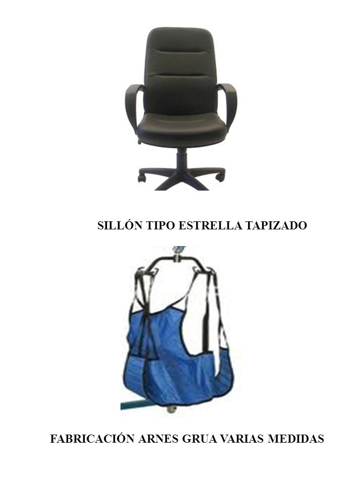 SILLÓN TIPO ESTRELLA TAPIZADO FABRICACIÓN ARNES GRUA VARIAS MEDIDAS