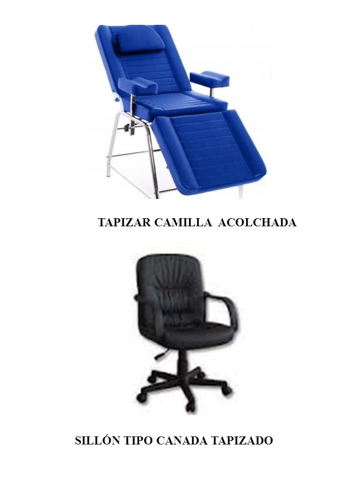 TAPIZAR CAMILLA ACOLCHADA SILLÓN TIPO CANADA TAPIZADO