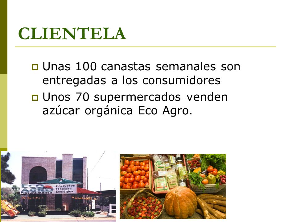 CLIENTELA Unas 100 canastas semanales son entregadas a los consumidores.