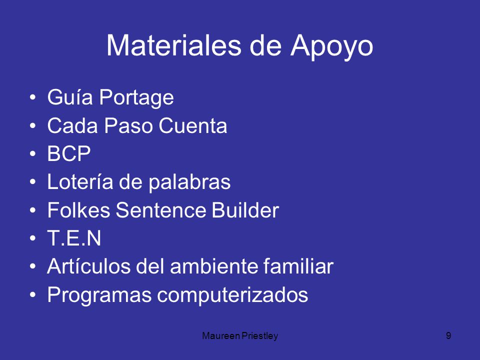 Materiales de Apoyo Guía Portage Cada Paso Cuenta BCP