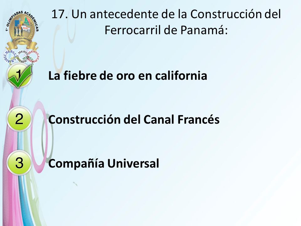 17. Un antecedente de la Construcción del Ferrocarril de Panamá: