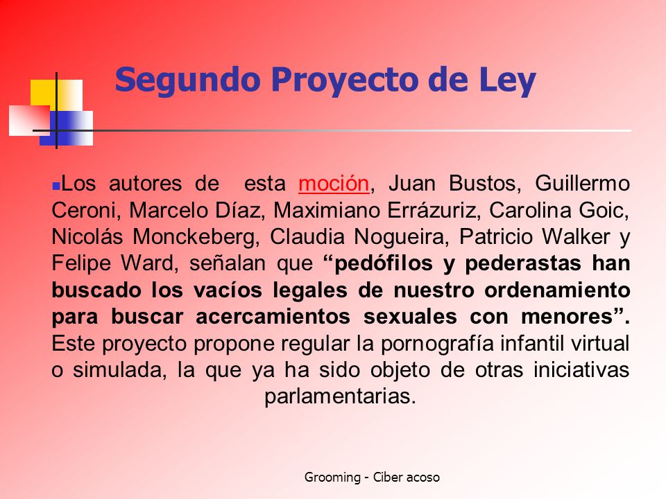 Segundo Proyecto de Ley