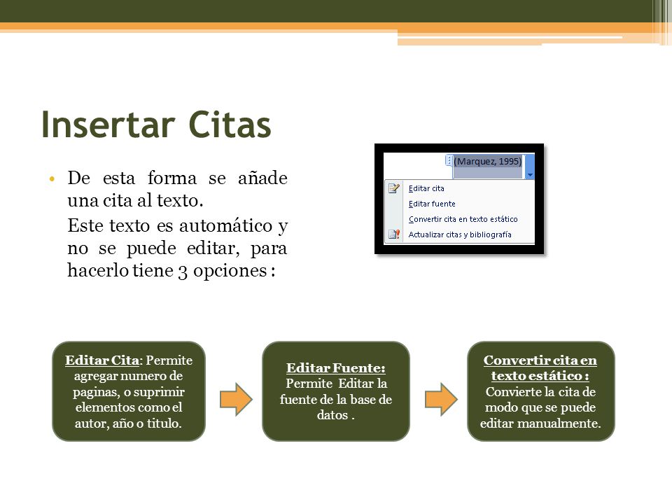 Editar Fuente: Permite Editar la fuente de la base de datos .