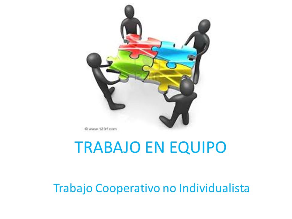 Trabajo Cooperativo no Individualista