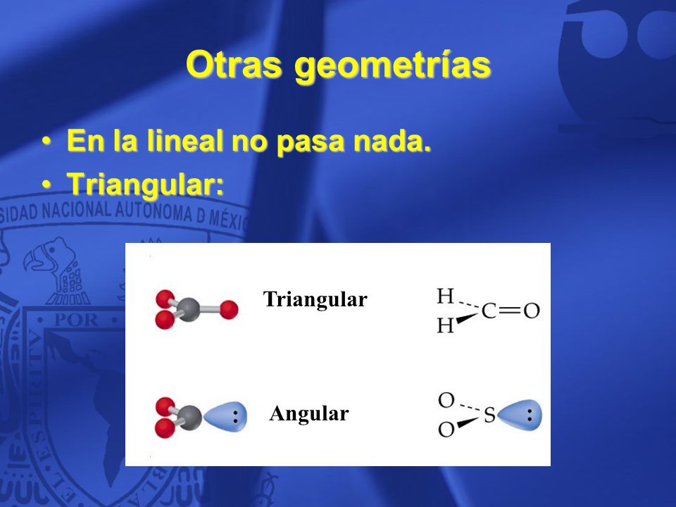 Otras geometrías En la lineal no pasa nada. Triangular: Triangular