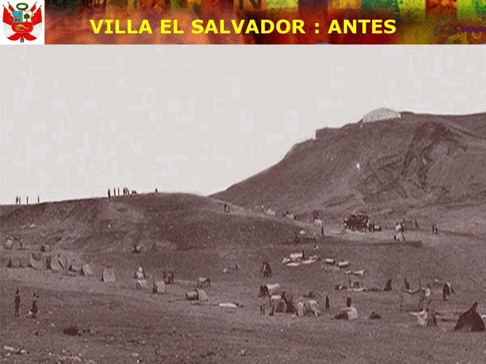VILLA EL SALVADOR : ANTES