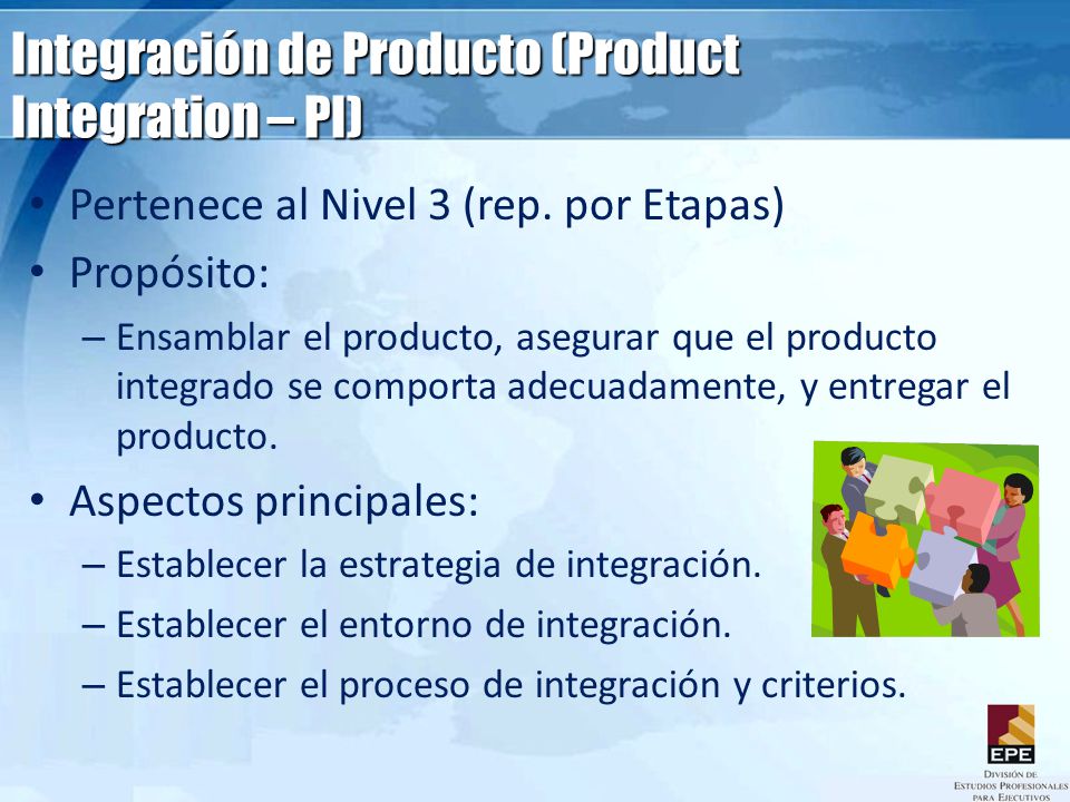 Integración de Producto (Product Integration – PI)