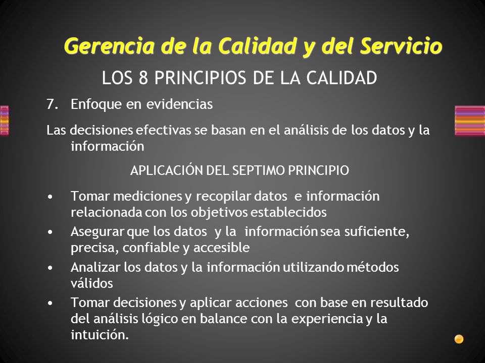 Gerencia de la Calidad y del Servicio