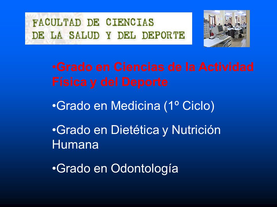 Grado en Ciencias de la Actividad Física y del Deporte