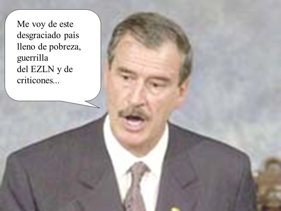 Me voy de este desgraciado país lleno de pobreza, guerrilla