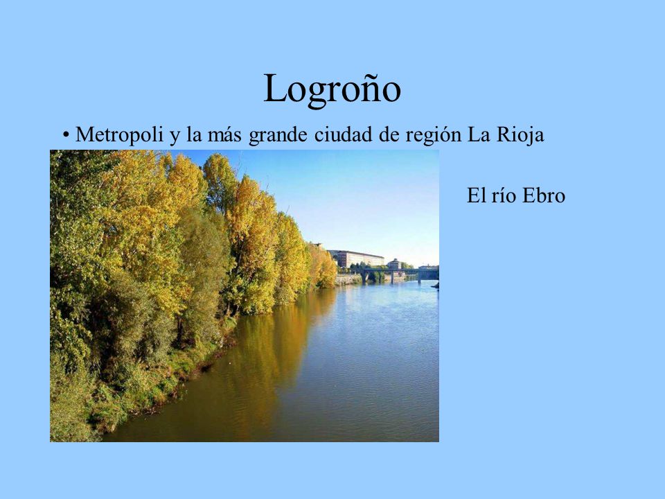Logroño Metropoli y la más grande ciudad de región La Rioja
