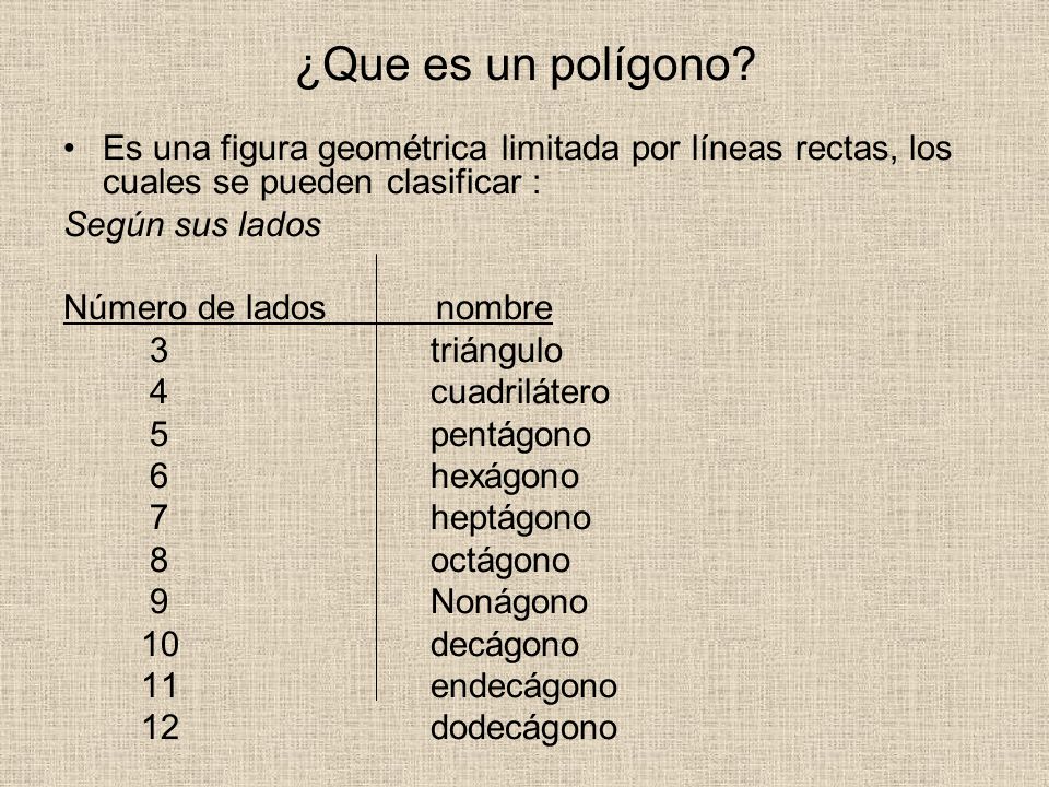 ¿Que es un polígono Es una figura geométrica limitada por líneas rectas, los cuales se pueden clasificar :