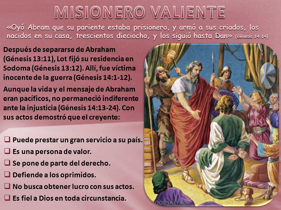 Puede prestar un gran servicio a su país. Es una persona de valor.