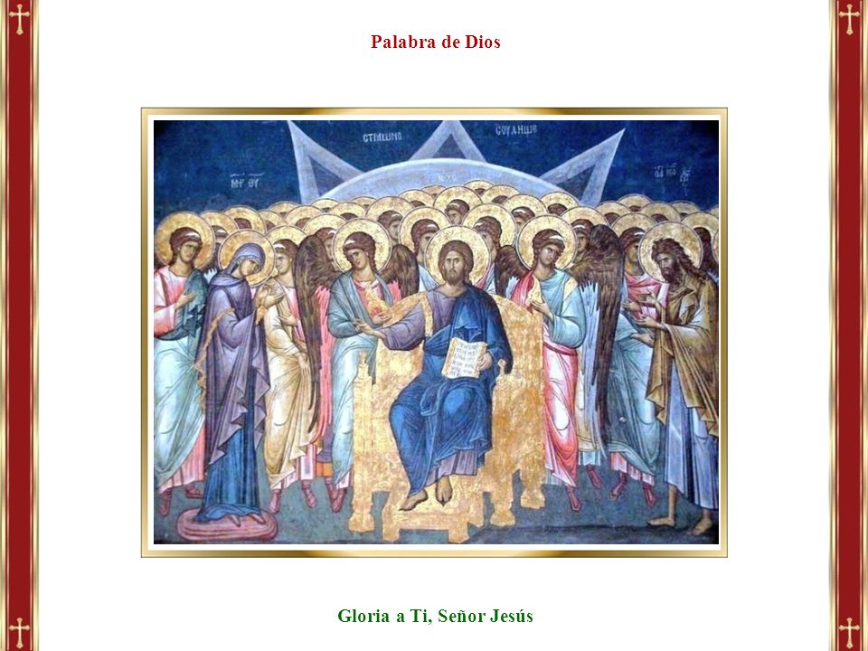 Palabra de Dios Gloria a Ti, Señor Jesús