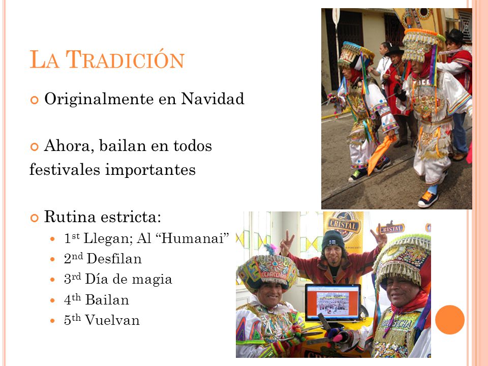 La TradiciÓn Originalmente en Navidad Ahora, bailan en todos