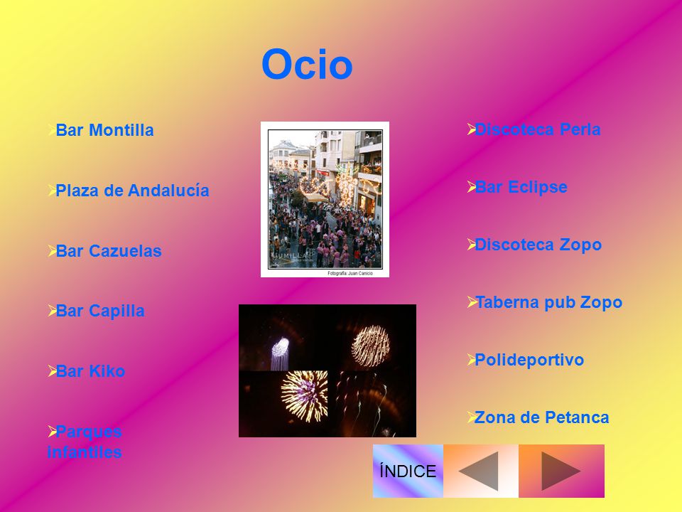 Ocio Bar Montilla Discoteca Perla Bar Eclipse Plaza de Andalucía