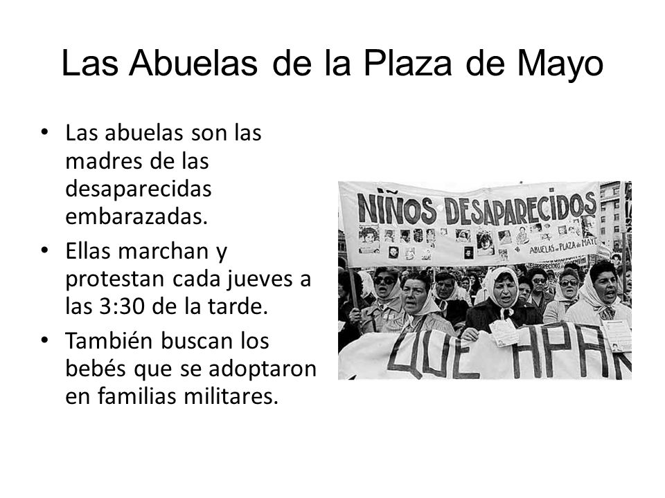 Las Abuelas de la Plaza de Mayo