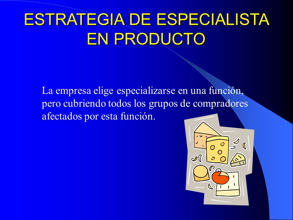 ESTRATEGIA DE ESPECIALISTA EN PRODUCTO