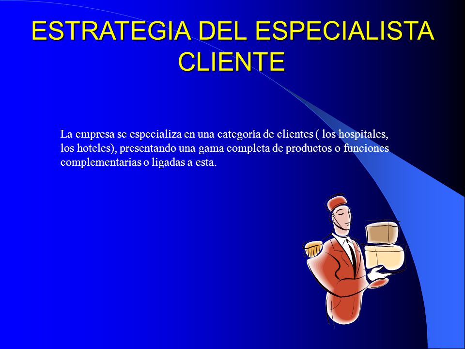ESTRATEGIA DEL ESPECIALISTA CLIENTE
