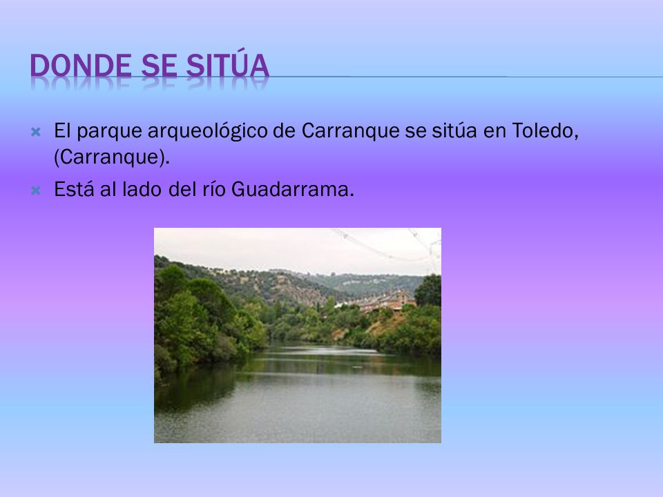 Donde se sitúa El parque arqueológico de Carranque se sitúa en Toledo, (Carranque).