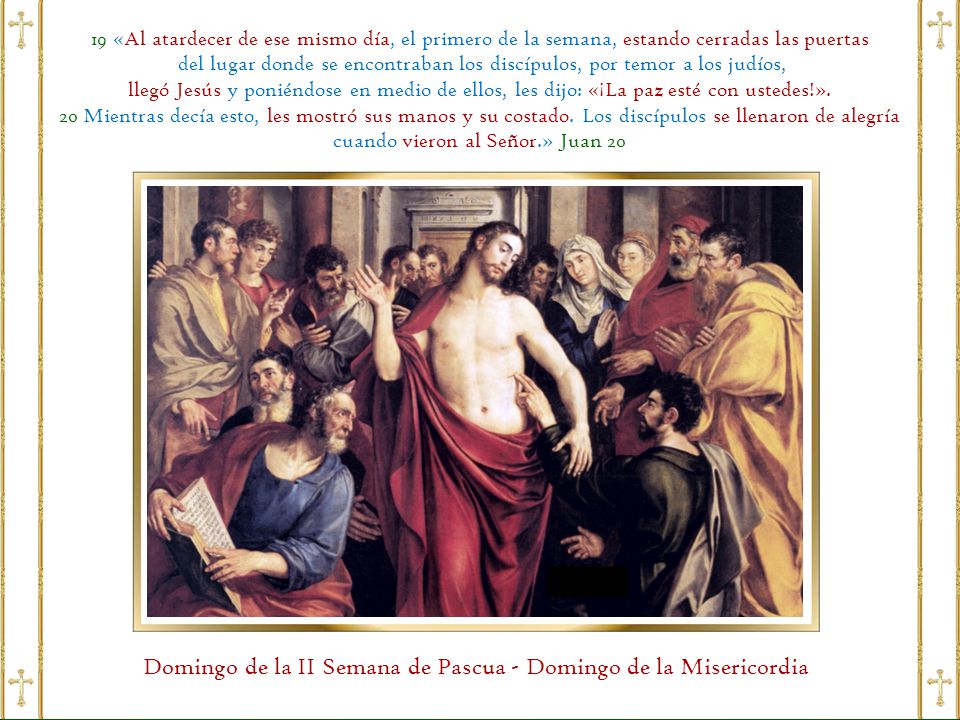 Domingo de la II Semana de Pascua - Domingo de la Misericordia