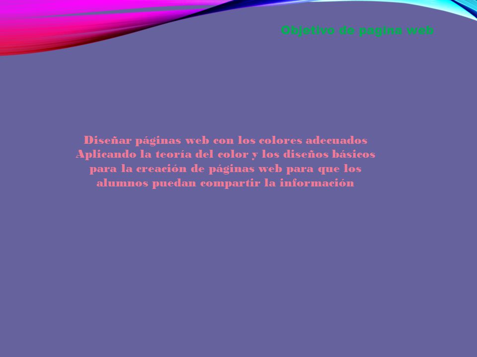Diseñar páginas web con los colores adecuados