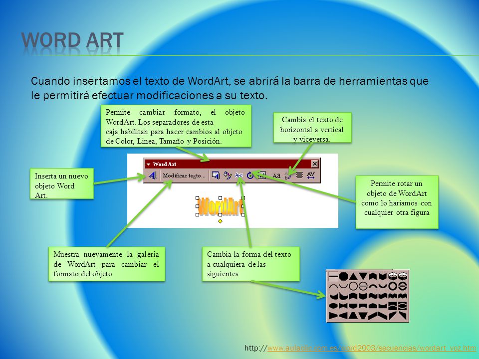 Cambia el texto de horizontal a vertical y viceversa.