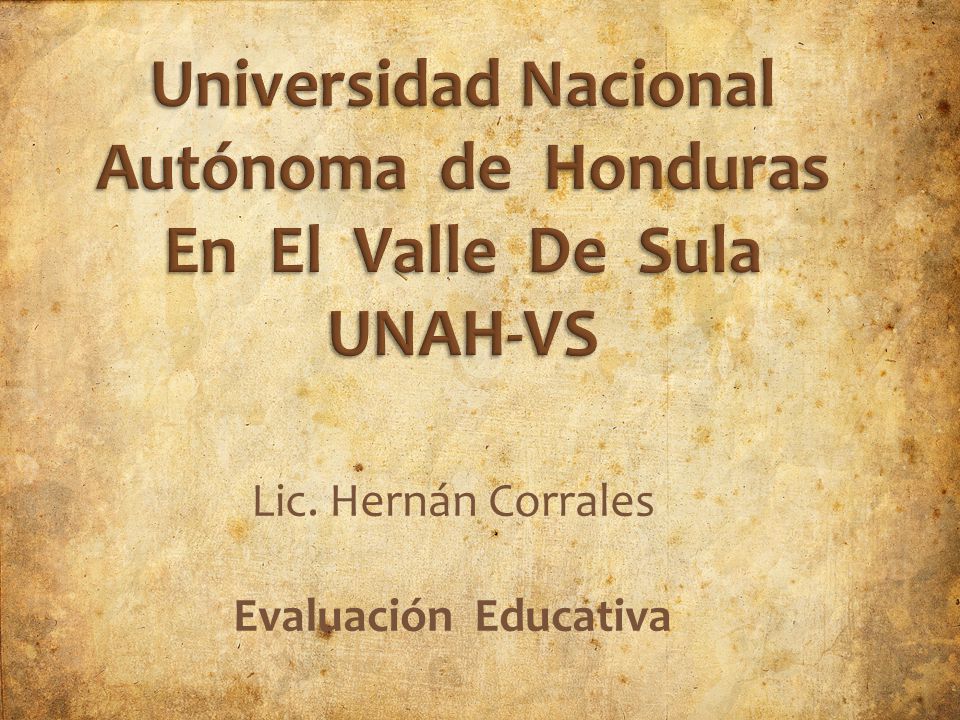 Universidad Nacional Autónoma de Honduras En El Valle De Sula UNAH-VS