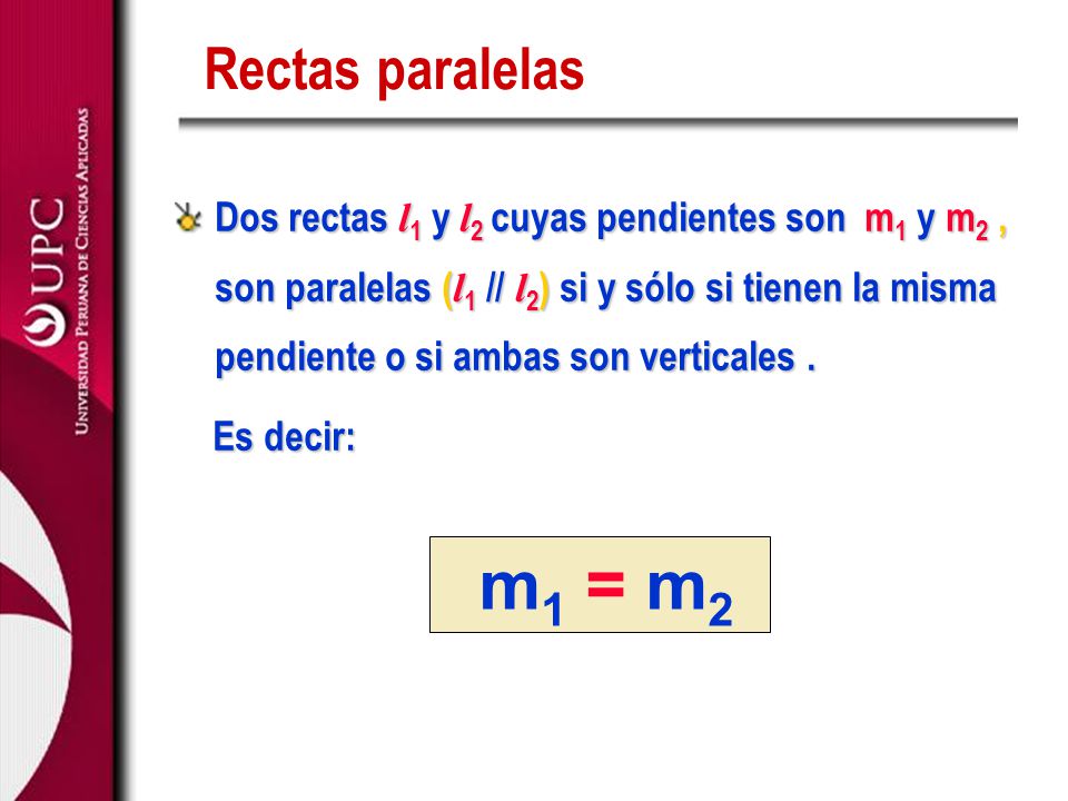 Rectas paralelas
