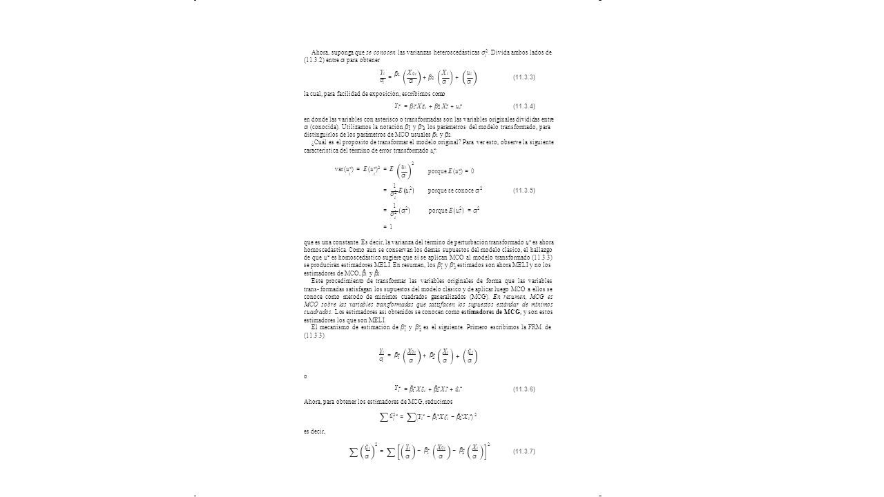 σi = X0i Y ∗ ∗ ∗ ∗ ∗ ∗ σi = ˆ1 β∗ + ˆ2 β∗ Y ∗ ∗ ∗ ∗ ∗ ∗ uˆ2∗ − ˆ1 β∗