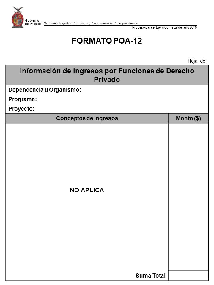 Información de Ingresos por Funciones de Derecho Privado