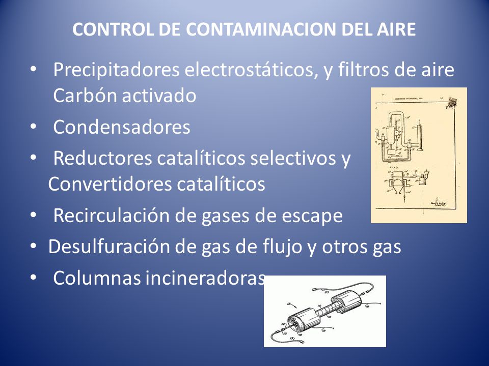 CONTROL DE CONTAMINACION DEL AIRE