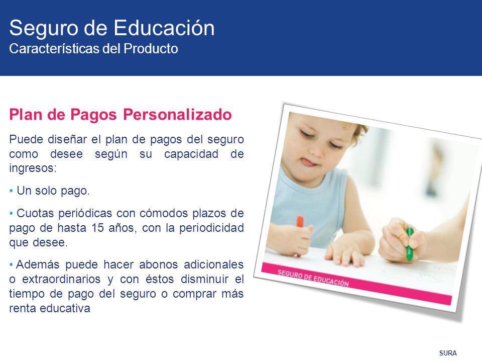 Seguro de Educación Características del Producto