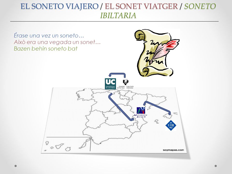 EL SONETO VIAJERO / EL SONET VIATGER / SONETO IBILTARIA