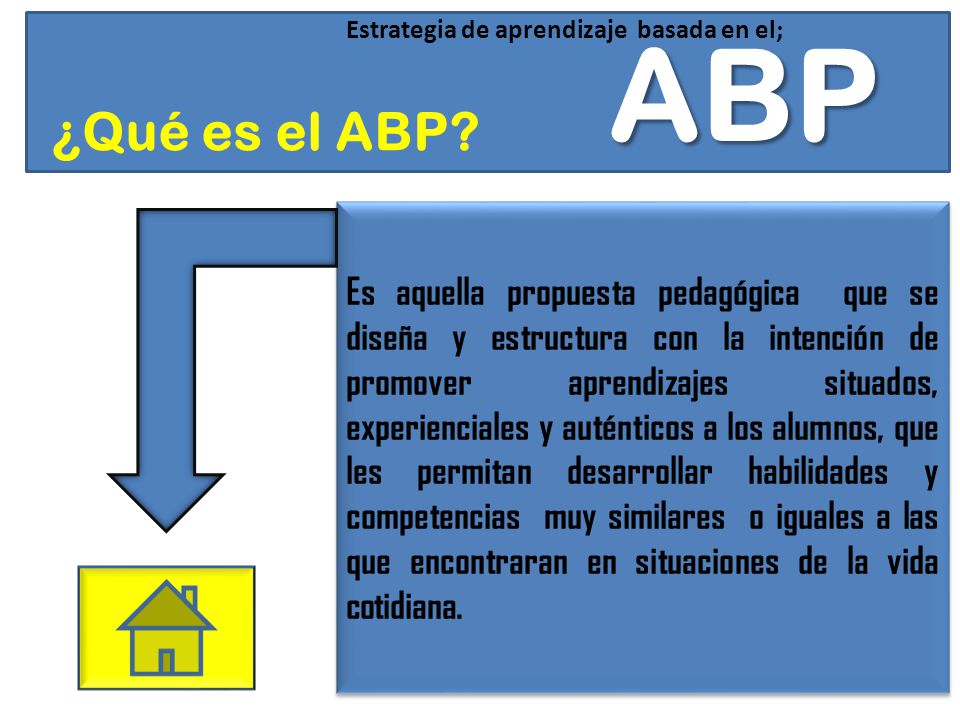 ABP Estrategia de aprendizaje basada en el; ¿Qué es el ABP