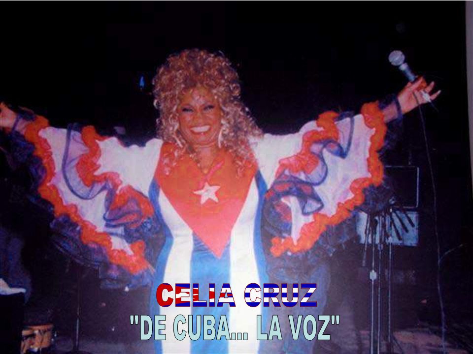 CELIA CRUZ DE CUBA... LA VOZ