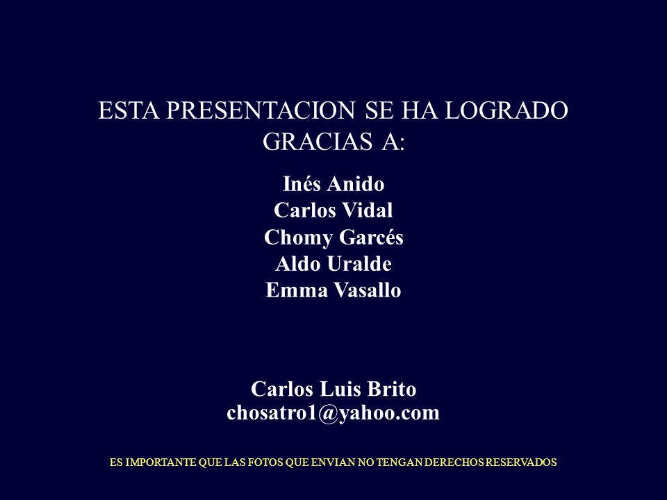 Inés Anido Carlos Vidal Chomy Garcés Aldo Uralde Emma Vasallo
