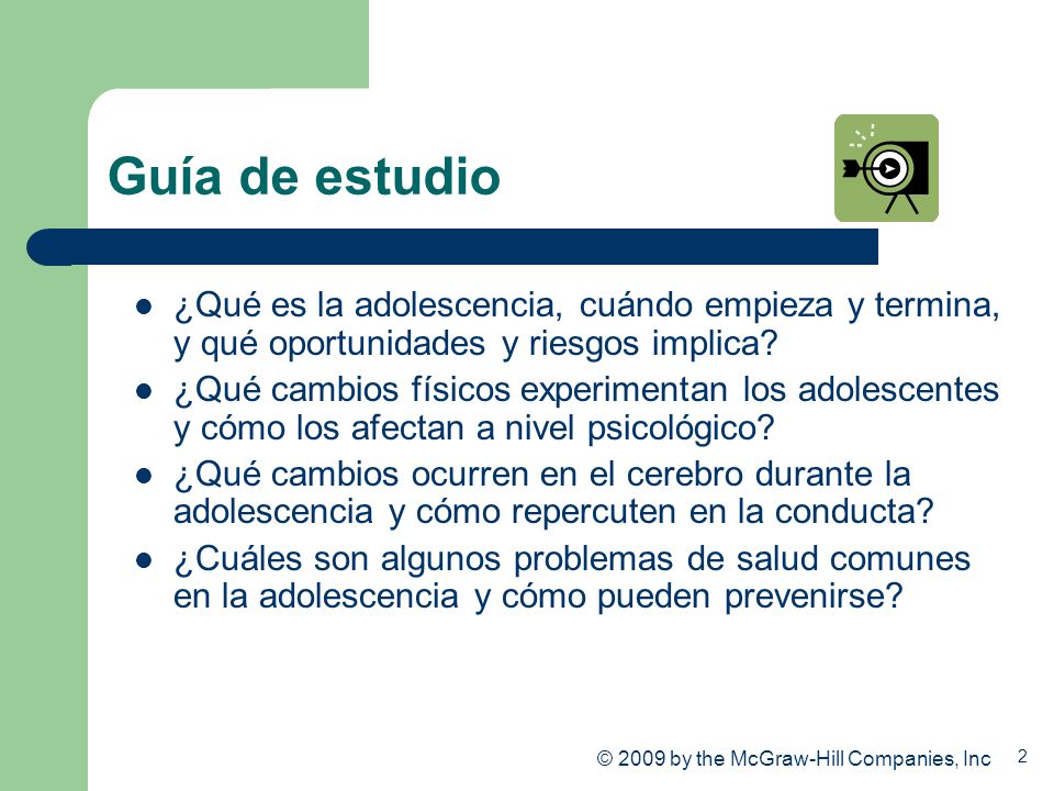 Guía de estudio ¿Qué es la adolescencia, cuándo empieza y termina, y qué oportunidades y riesgos implica
