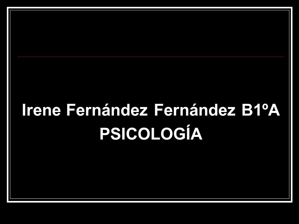 Irene Fernández Fernández B1ºA