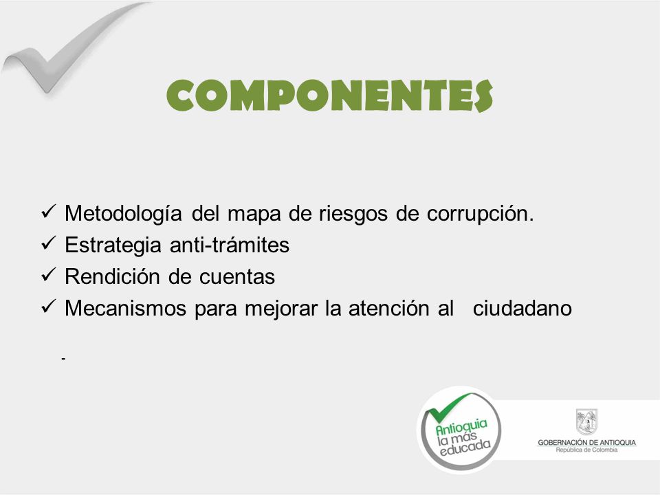 Metodología del mapa de riesgos de corrupción.