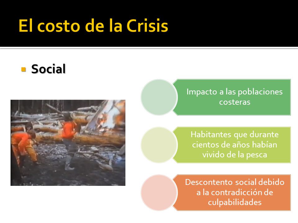 El costo de la Crisis Social Impacto a las poblaciones costeras