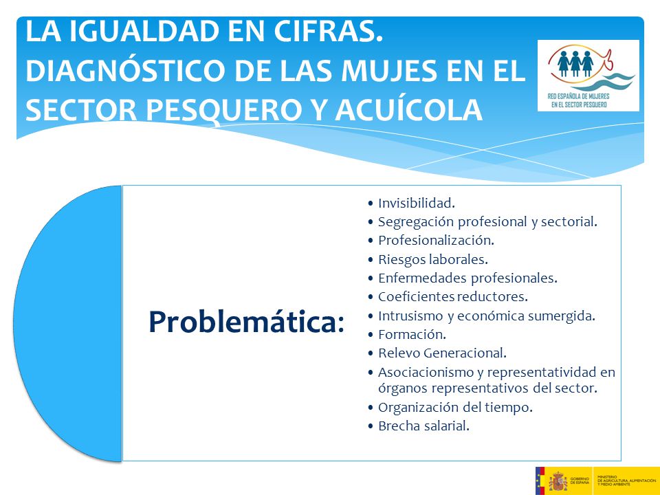LA IGUALDAD EN CIFRAS. DIAGNÓSTICO DE LAS MUJES EN EL SECTOR PESQUERO Y ACUÍCOLA
